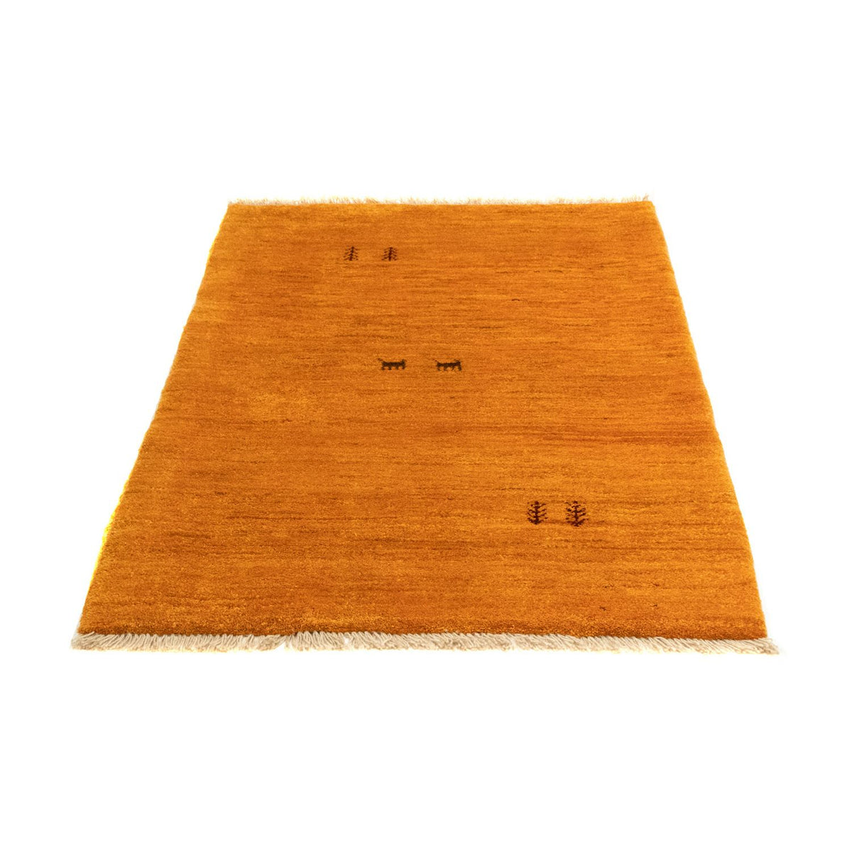 Gabbeh Rug - Perser - 132 x 86 cm - gold