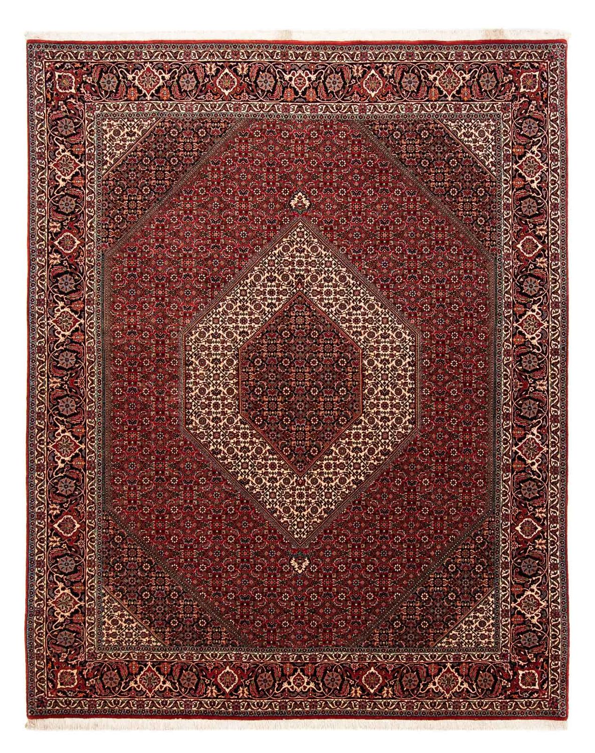 Perser Rug - Bidjar - 253 x 202 cm - dark red