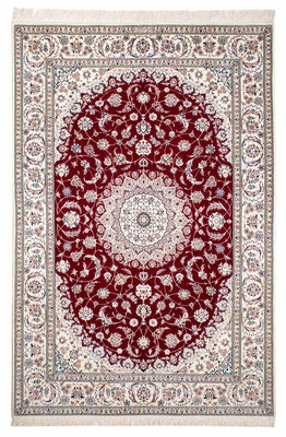 Perser Rug - Nain - Premium - 227 x 153 cm - dark red