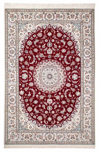 Perser Rug - Nain - Premium - 227 x 153 cm - dark red