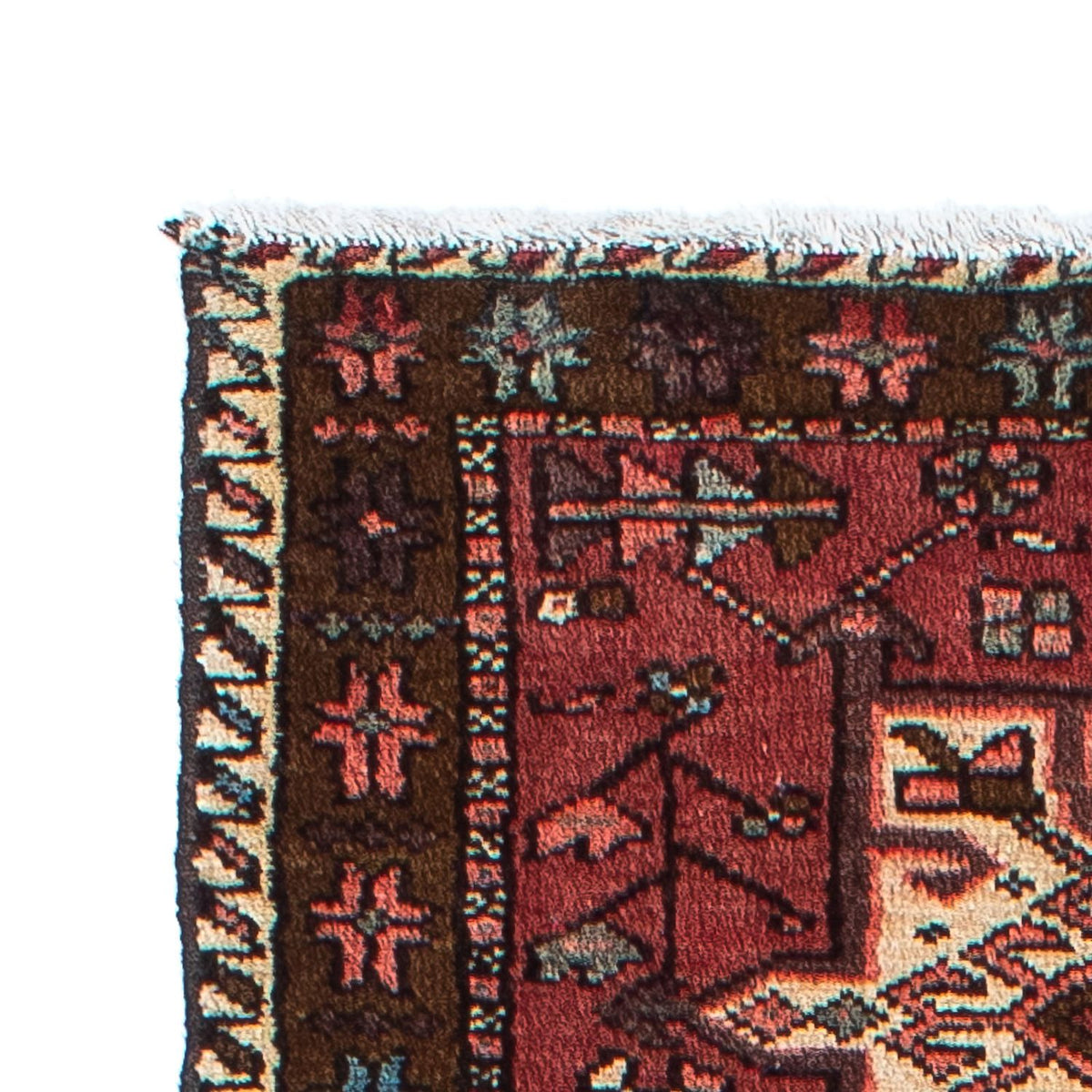 Runner Perser Rug - Nomadic - 304 x 85 cm - dark red