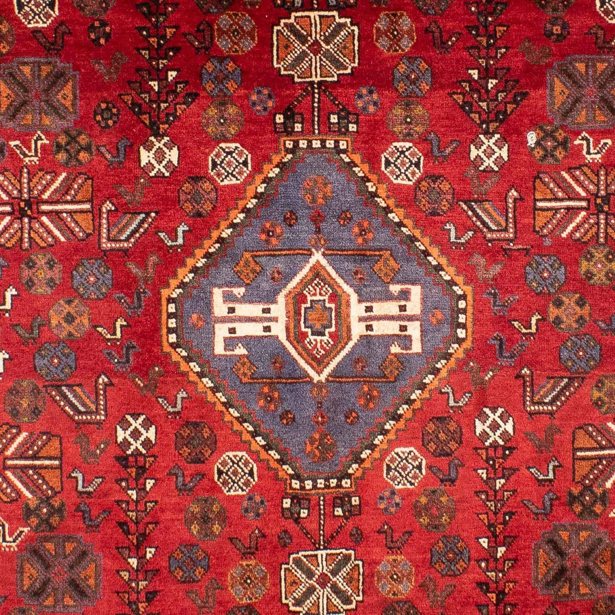 Perser Rug - Nomadic - 312 x 216 cm - dark red