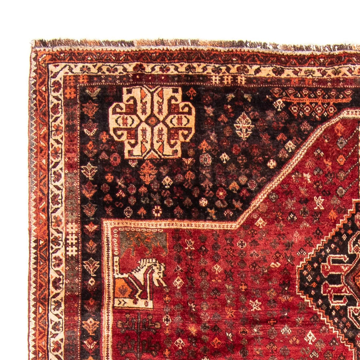 Perser Rug - Nomadic - 310 x 227 cm - dark red