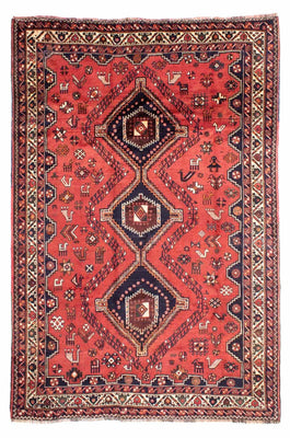 Perser Rug - Nomadic - 300 x 217 cm - red