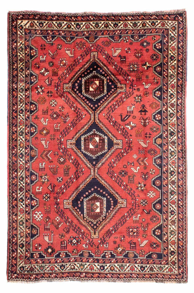 Perser Rug - Nomadic - 300 x 217 cm - red