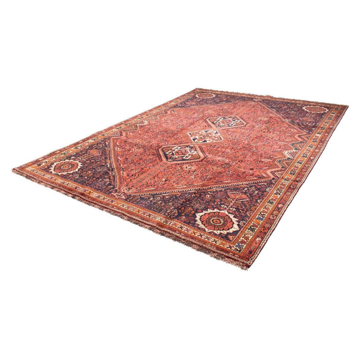 Perser Rug - Nomadic - 315 x 220 cm - dark red