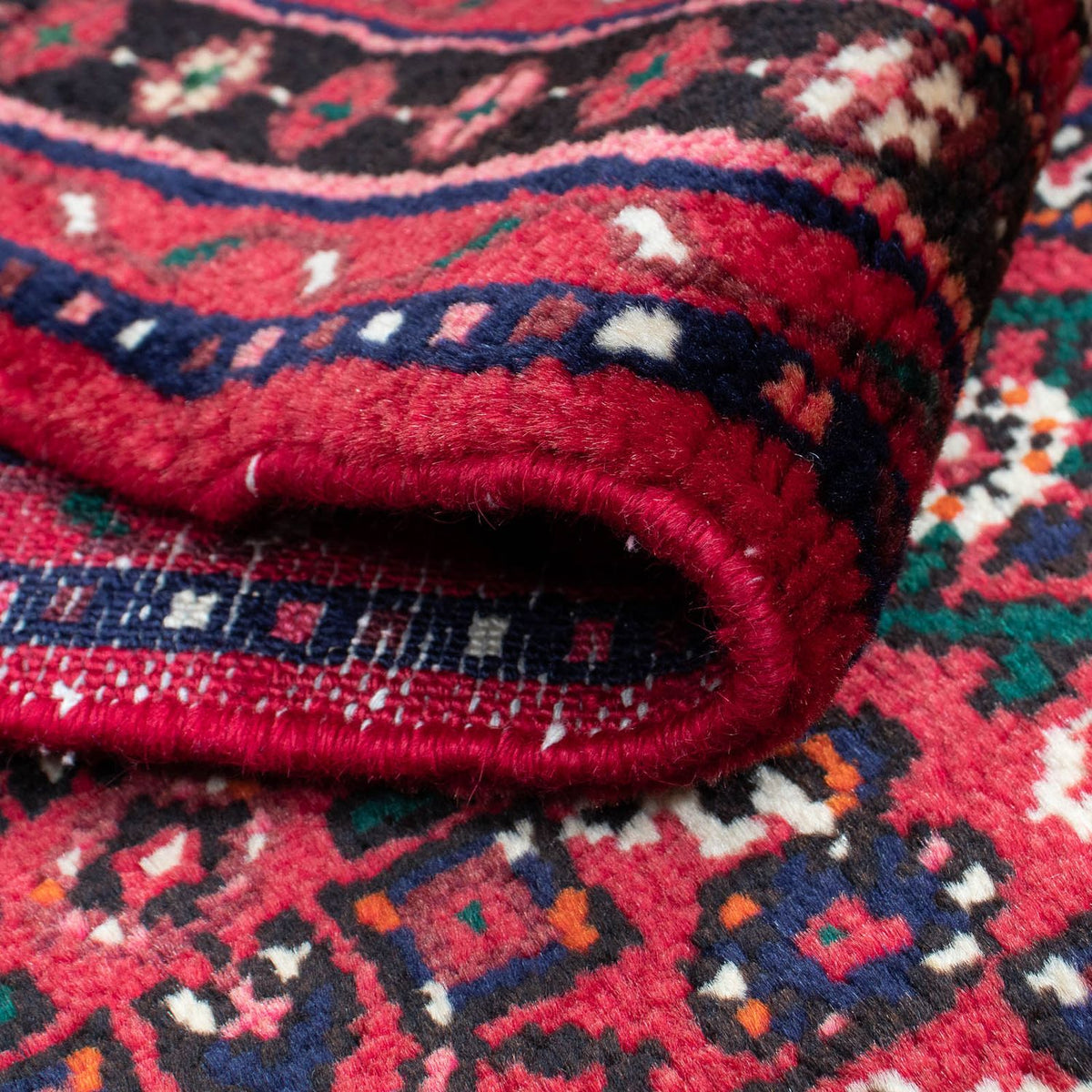 Runner Perser Rug - Nomadic - 200 x 80 cm - dark red