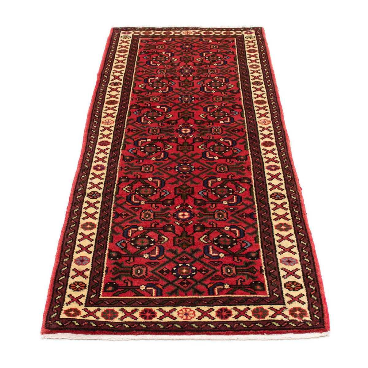 Runner Perser Rug - Nomadic - 190 x 68 cm - dark red