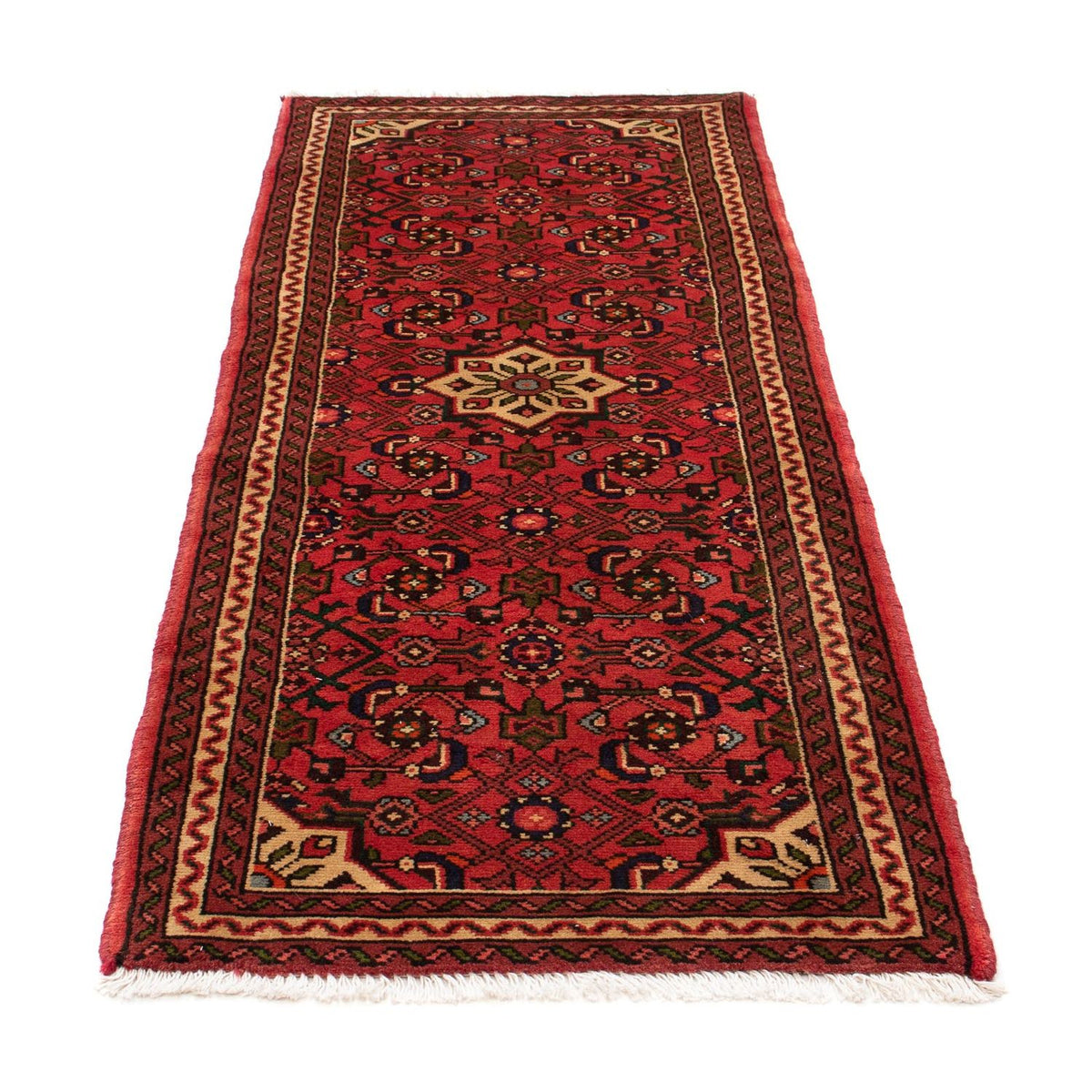 Runner Perser Rug - Nomadic - 198 x 73 cm - dark red