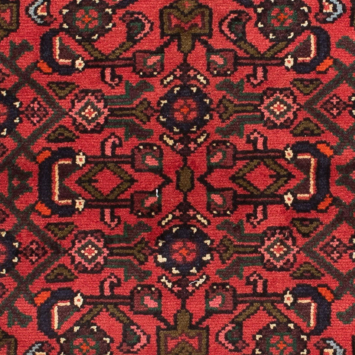 Runner Perser Rug - Nomadic - 195 x 74 cm - dark red