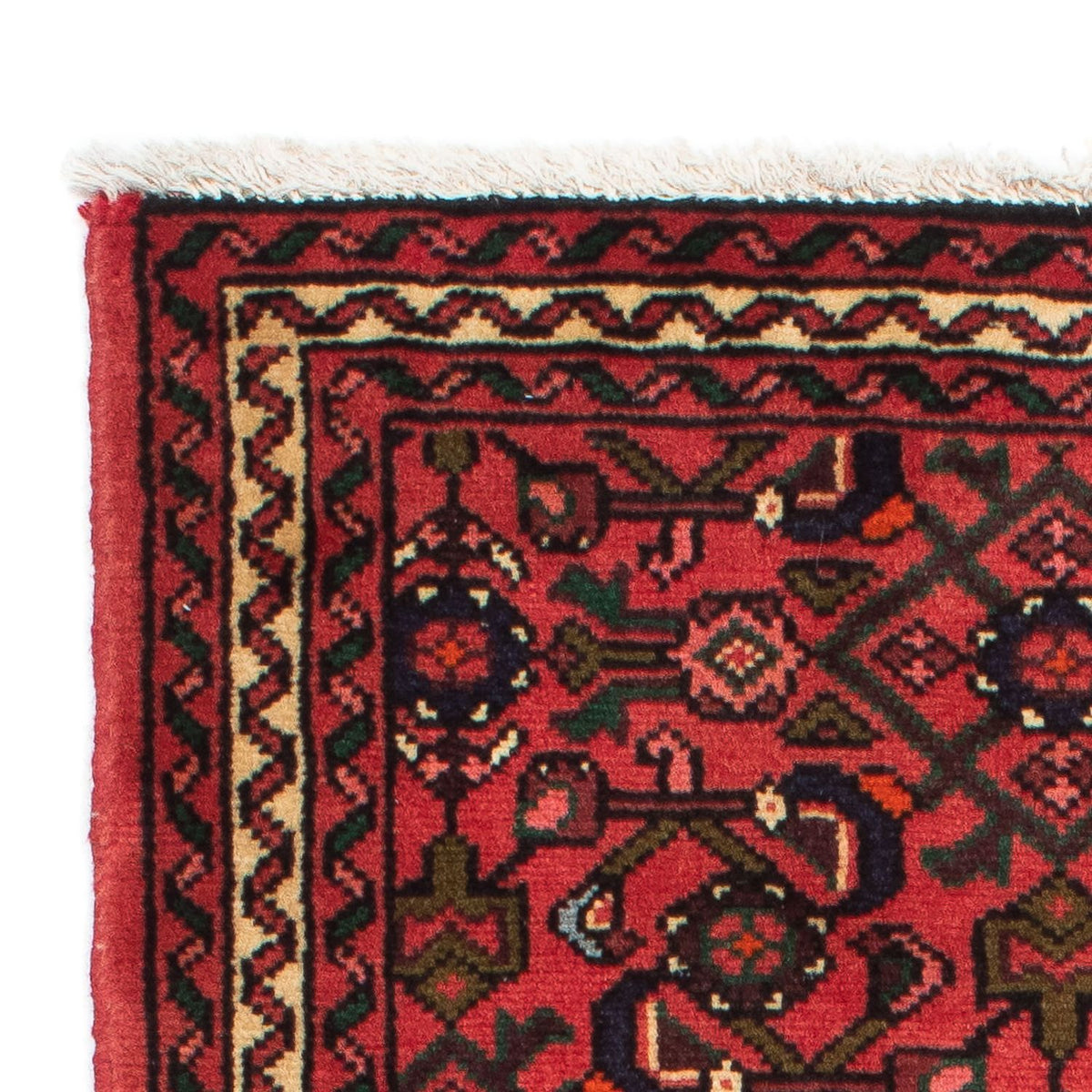 Runner Perser Rug - Nomadic - 195 x 74 cm - dark red