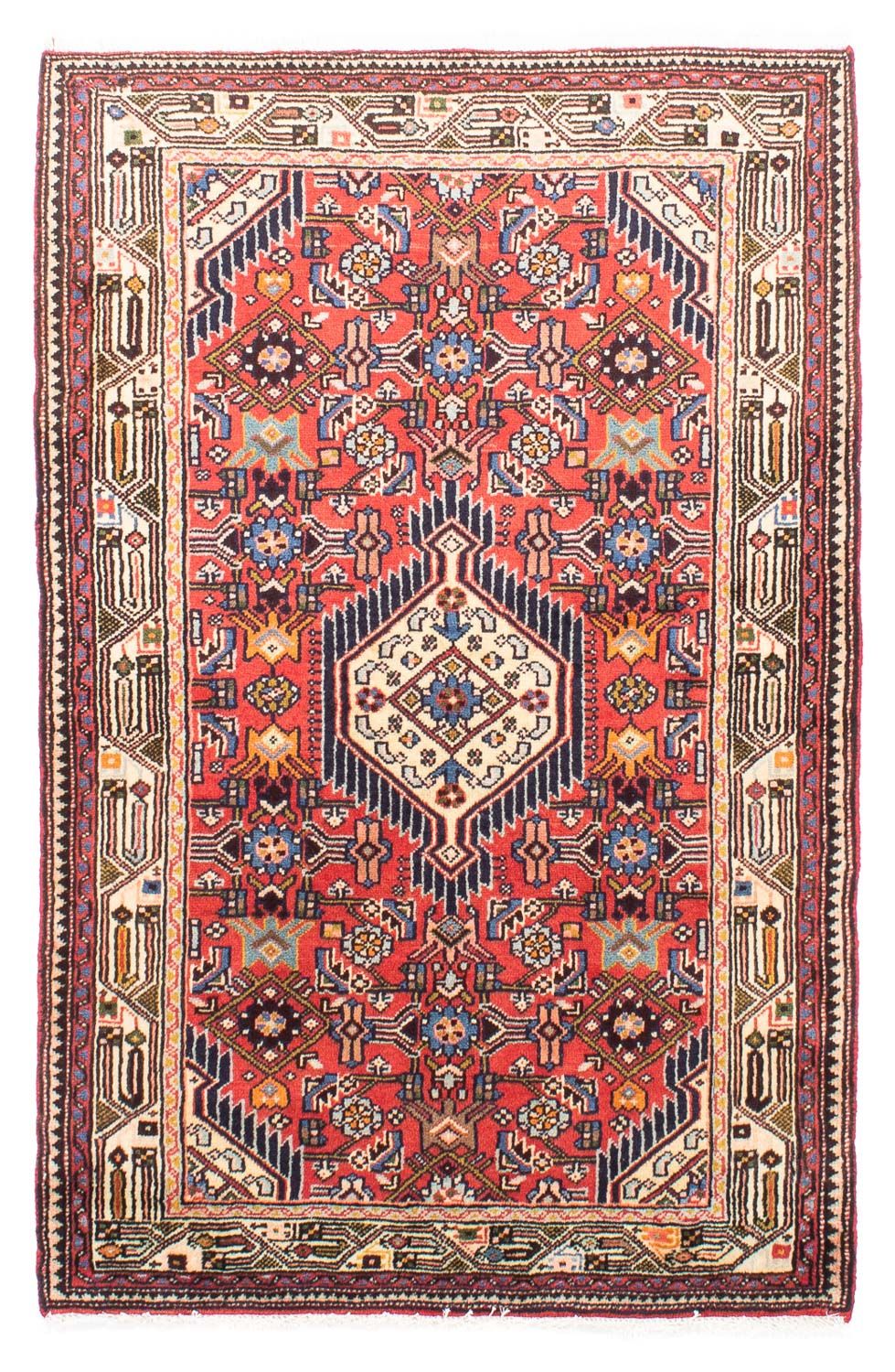 Perser Rug - Nomadic - 148 x 100 cm - red