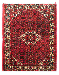 Perser Rug - Nomadic - 195 x 150 cm - dark red