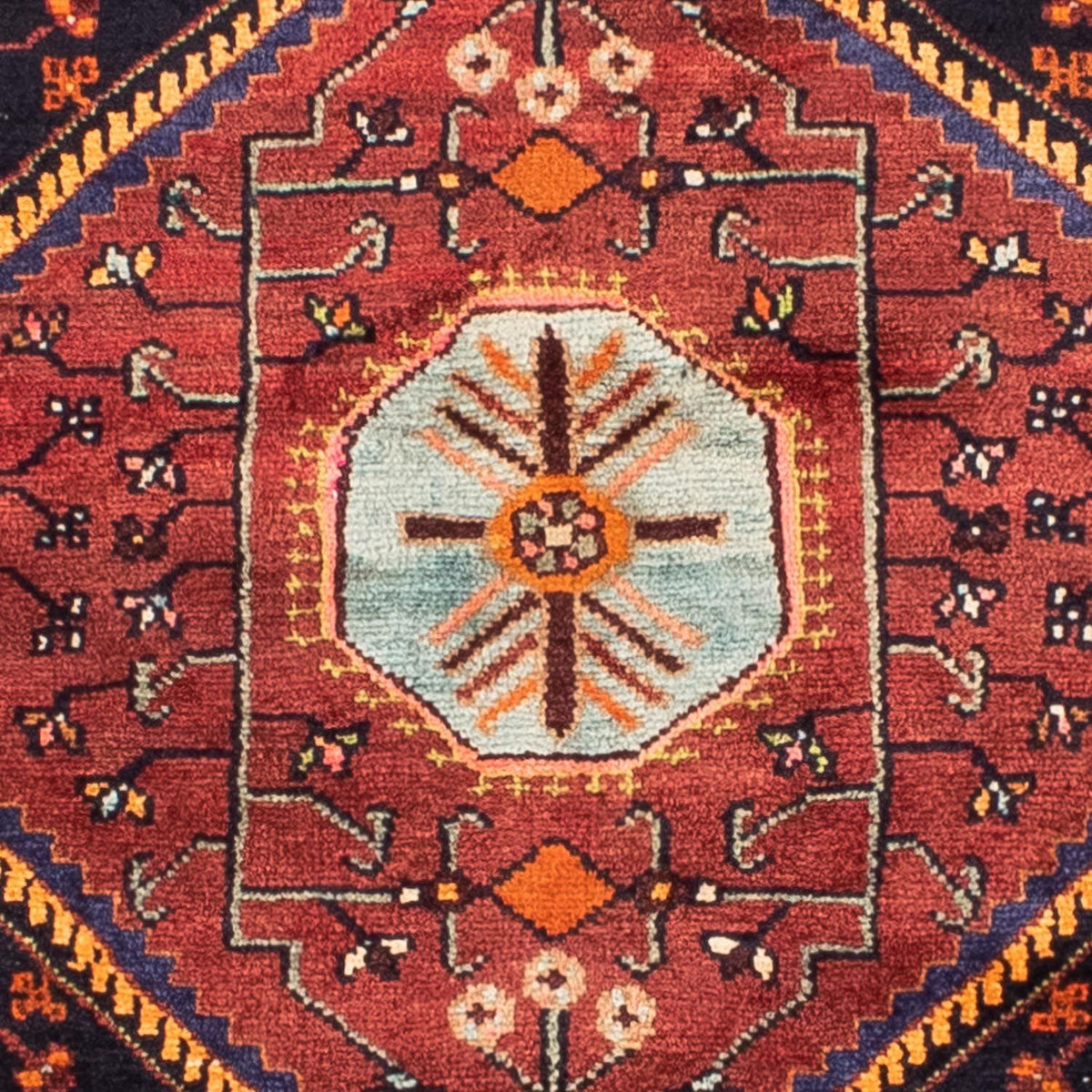 Perser Rug - Nomadic - 217 x 145 cm - dark blue