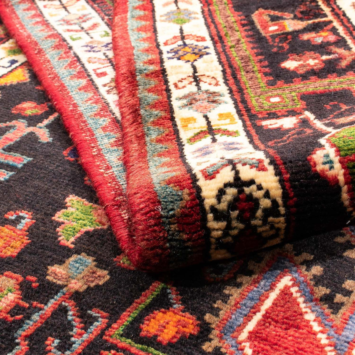 Perser Rug - Nomadic - 230 x 142 cm - dark blue