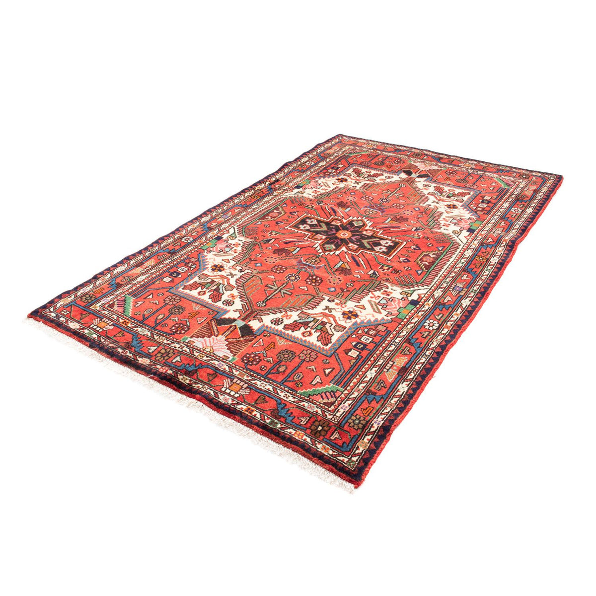 Perser Rug - Nomadic - 212 x 130 cm - dark red