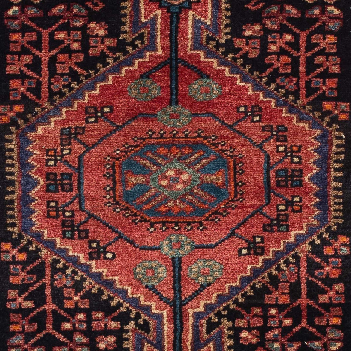 Perser Rug - Nomadic - 130 x 88 cm - dark blue