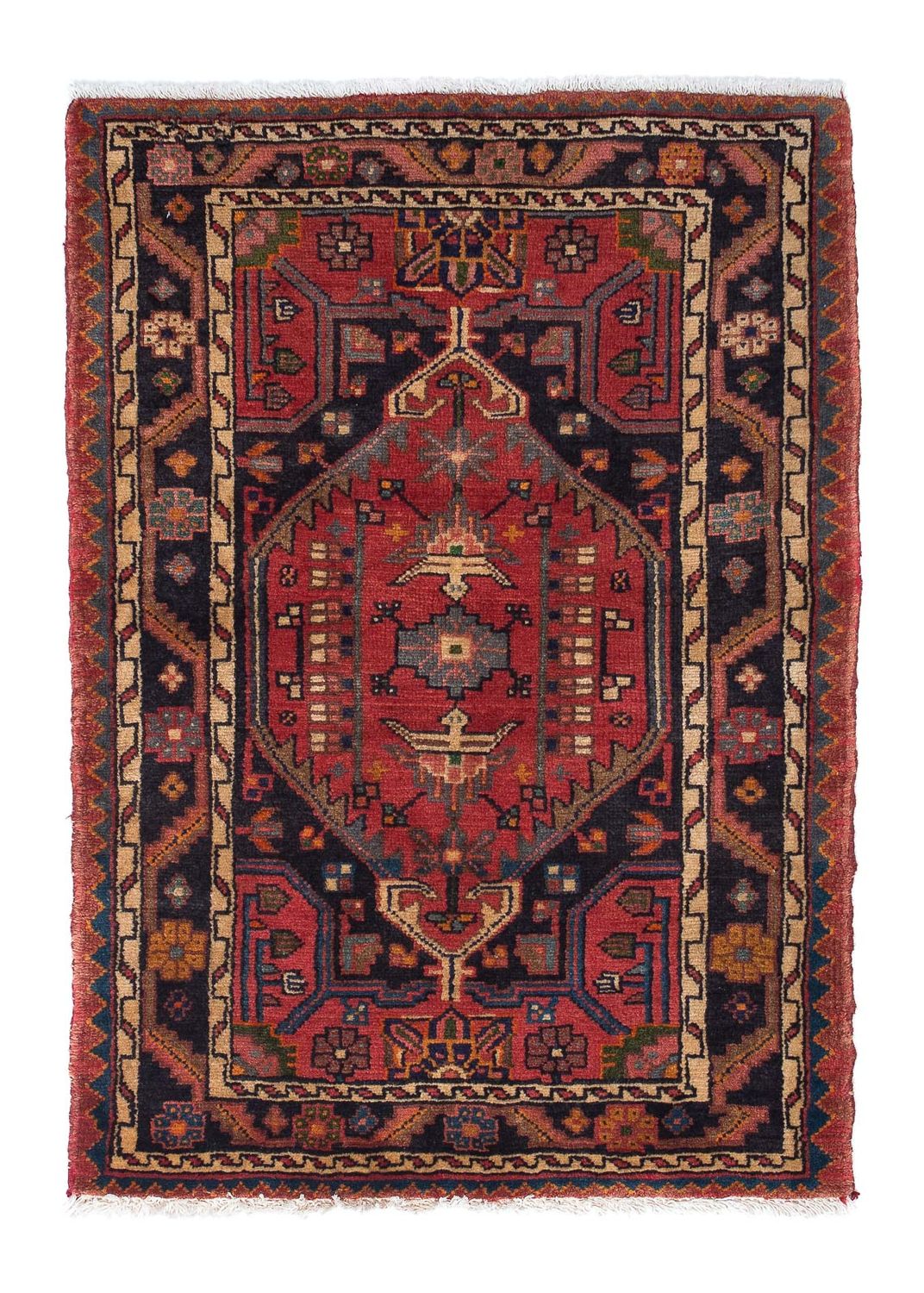 Perser Rug - Nomadic - 120 x 85 cm - dark red