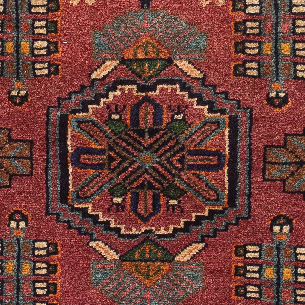 Perser Rug - Nomadic - 120 x 86 cm - dark red