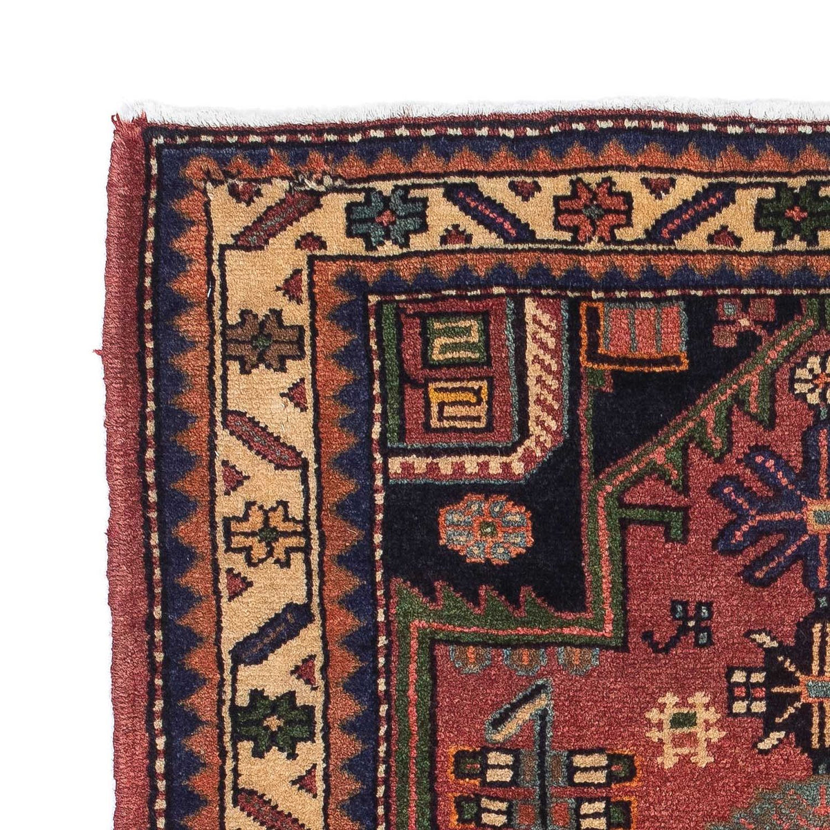 Perser Rug - Nomadic - 120 x 86 cm - dark red