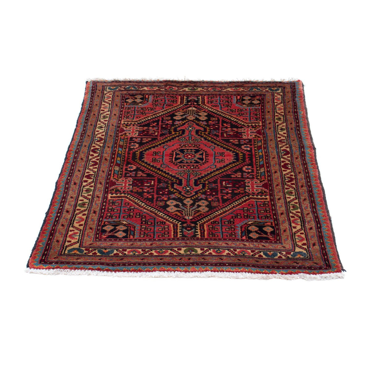 Perser Rug - Nomadic - 115 x 83 cm - light red