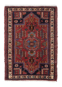 Perser Rug - Nomadic - 118 x 81 cm - dark red