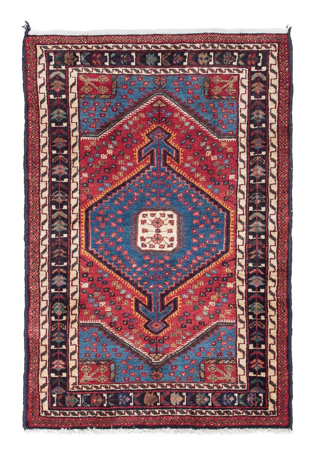 Perser Rug - Nomadic - 120 x 81 cm - blue
