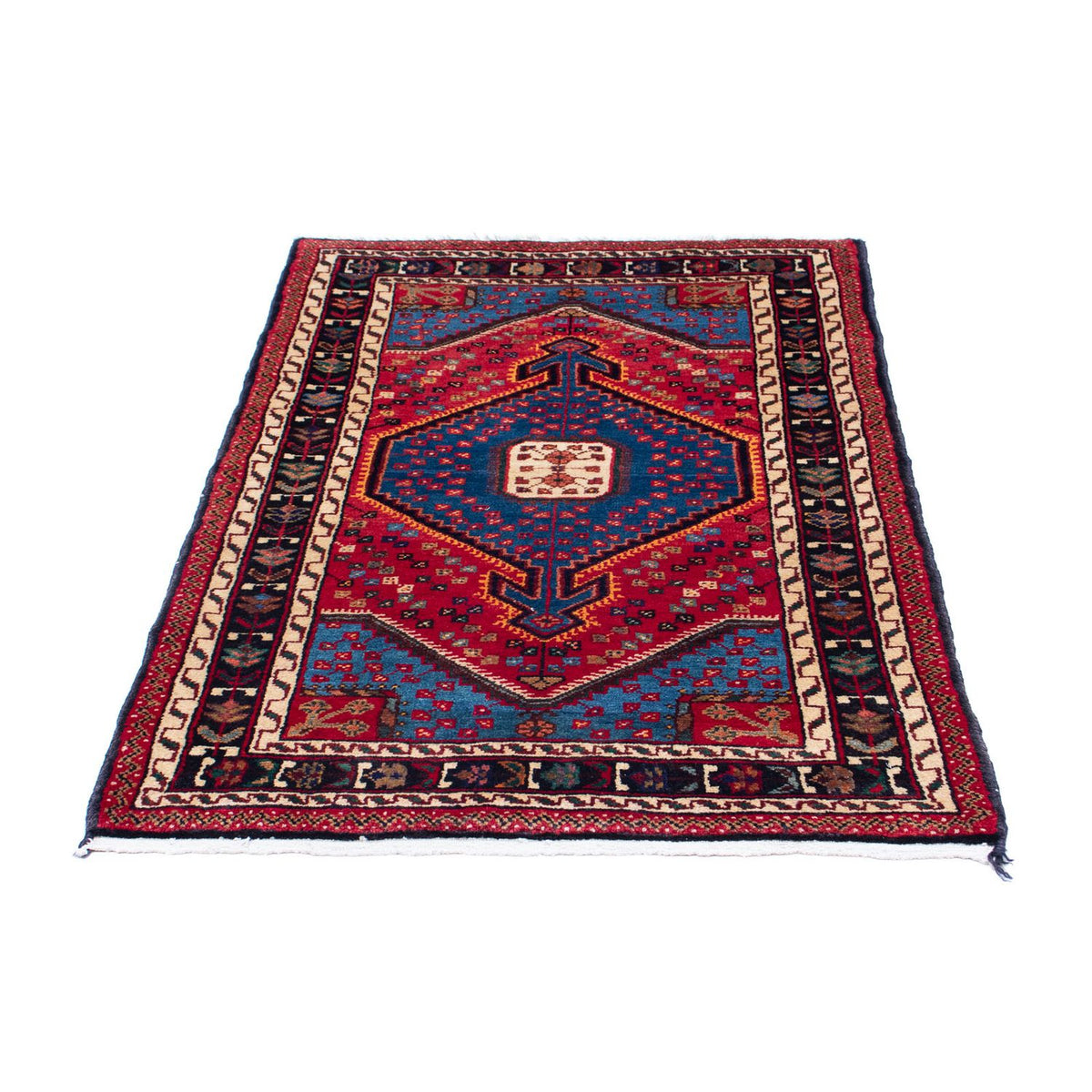 Perser Rug - Nomadic - 120 x 81 cm - blue