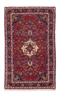 Perser Rug - Nomadic - 128 x 88 cm - dark red