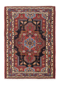 Perser Rug - Nomadic - 126 x 90 cm - dark red