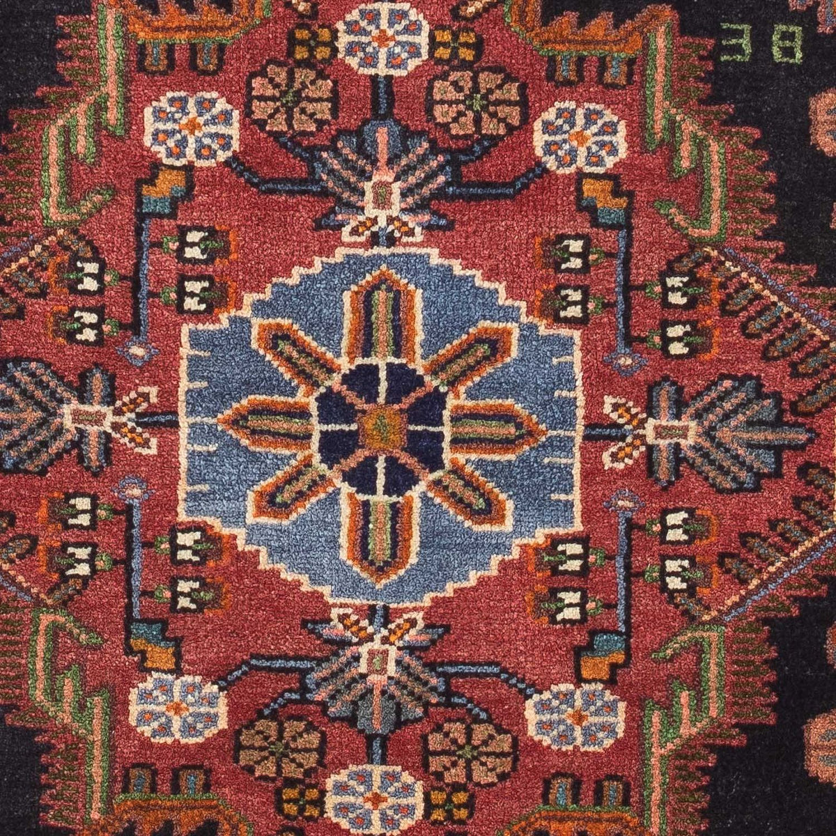 Perser Rug - Nomadic - 126 x 90 cm - dark red