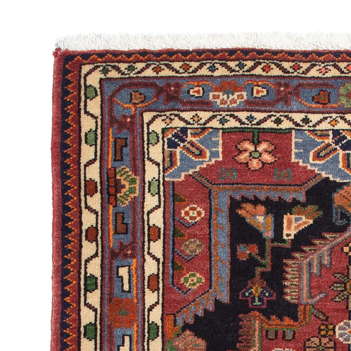 Perser Rug - Nomadic - 126 x 90 cm - dark red