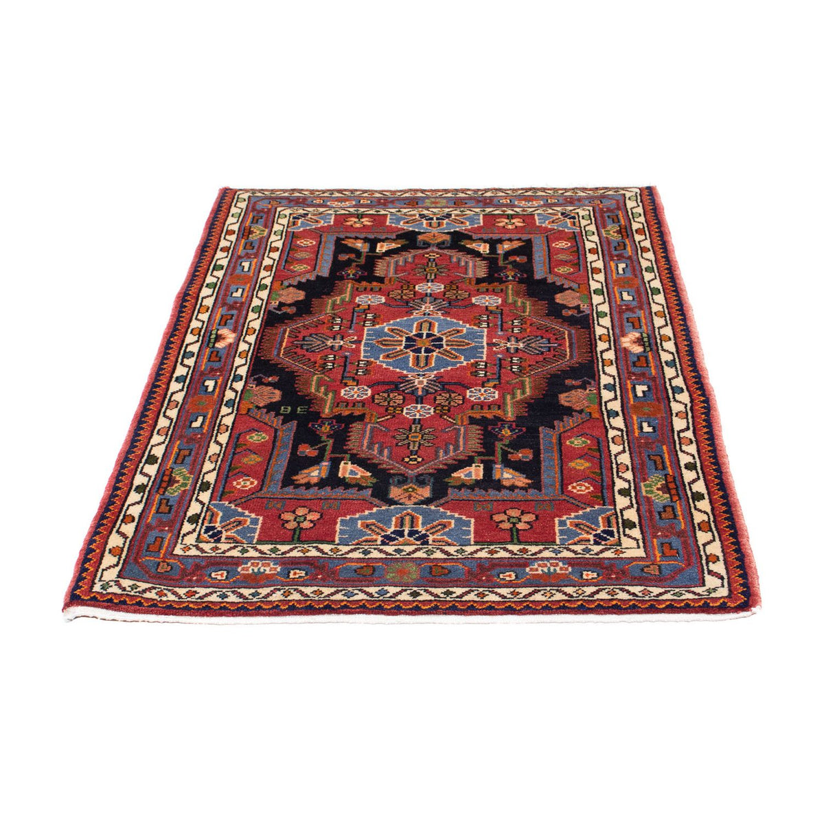 Perser Rug - Nomadic - 126 x 90 cm - dark red