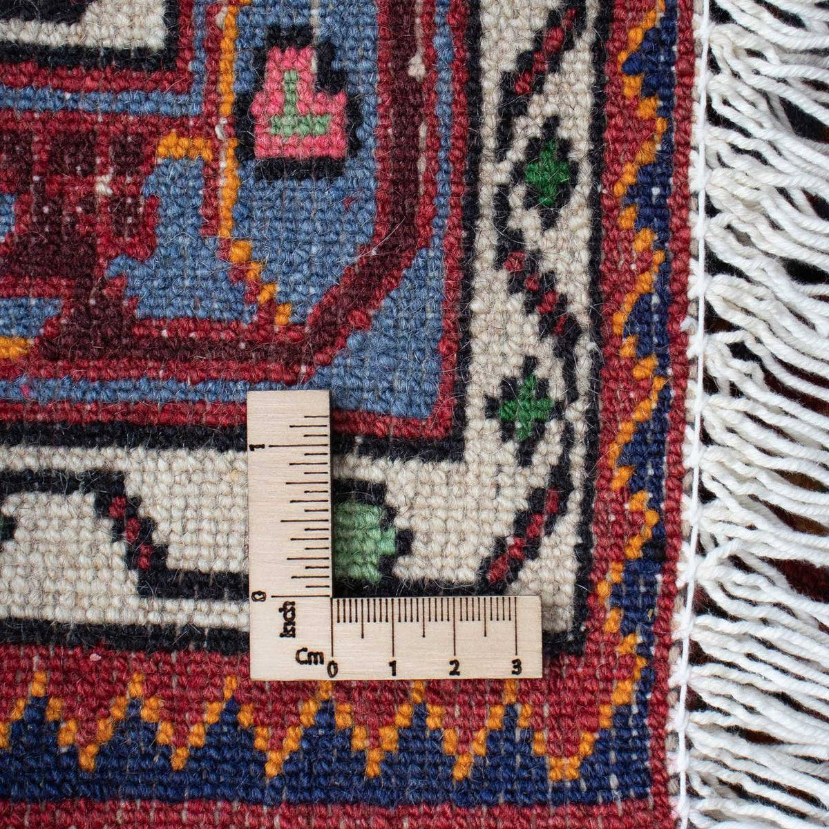 Perser Rug - Nomadic - 126 x 90 cm - dark red