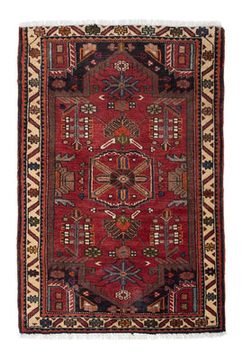 Perser Rug - Nomadic - 128 x 90 cm - dark red