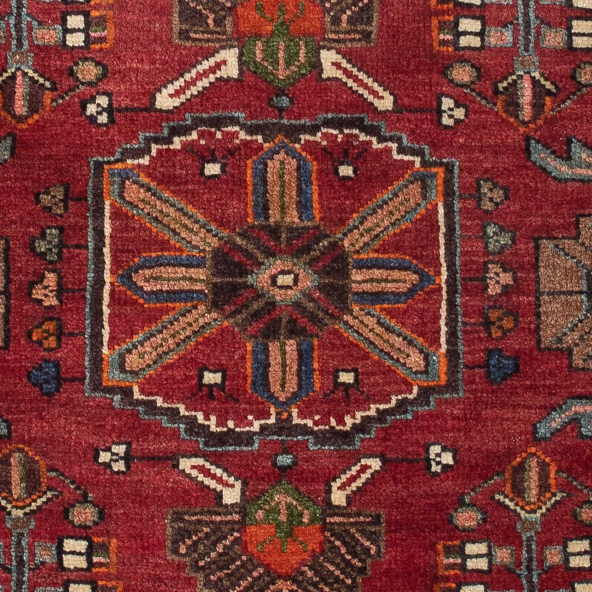 Perser Rug - Nomadic - 128 x 90 cm - dark red