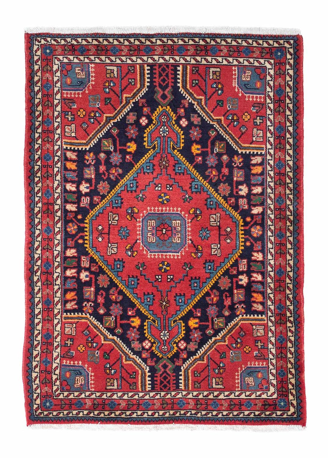 Perser Rug - Nomadic - 130 x 90 cm - red
