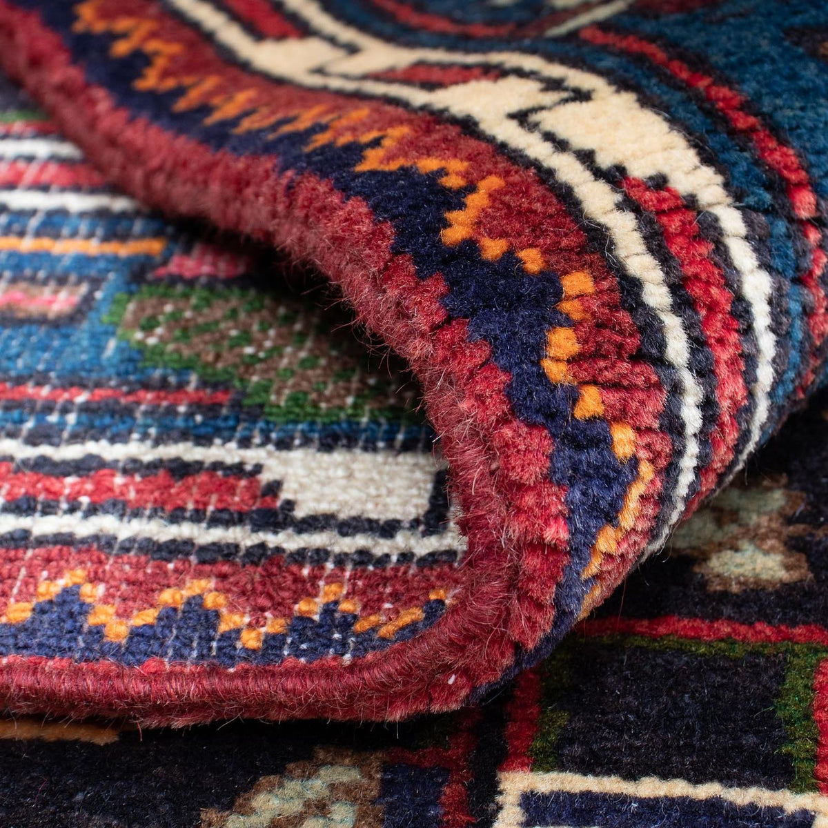 Perser Rug - Nomadic - 128 x 90 cm - red