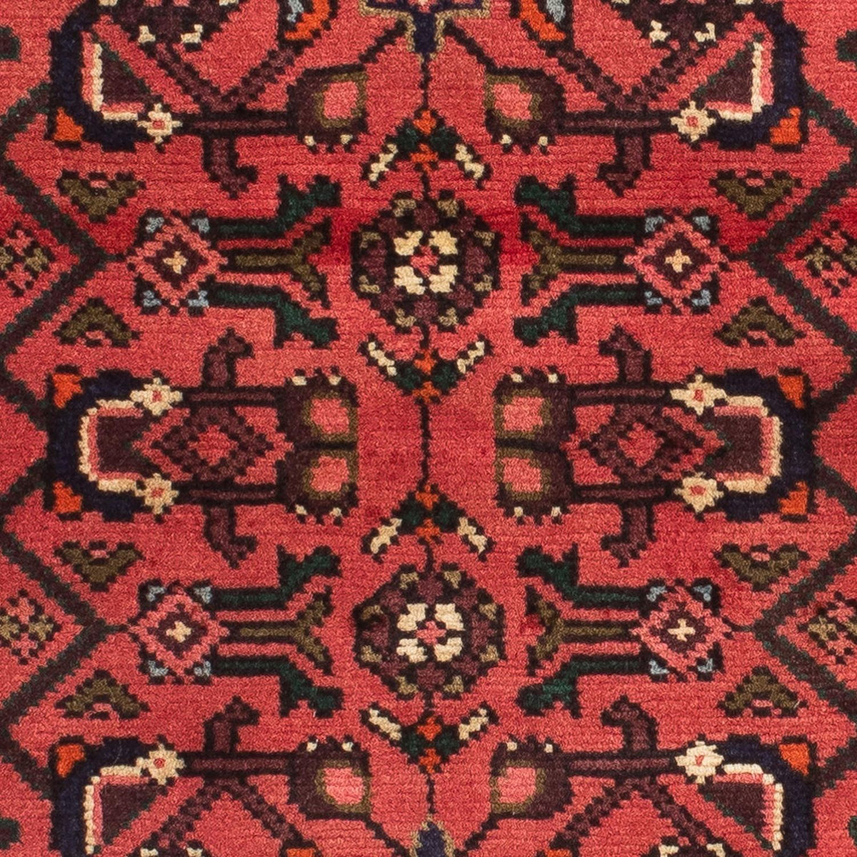 Runner Perser Rug - Nomadic - 198 x 70 cm - dark red