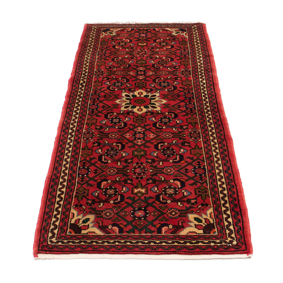 Runner Perser Rug - Nomadic - 195 x 72 cm - dark red