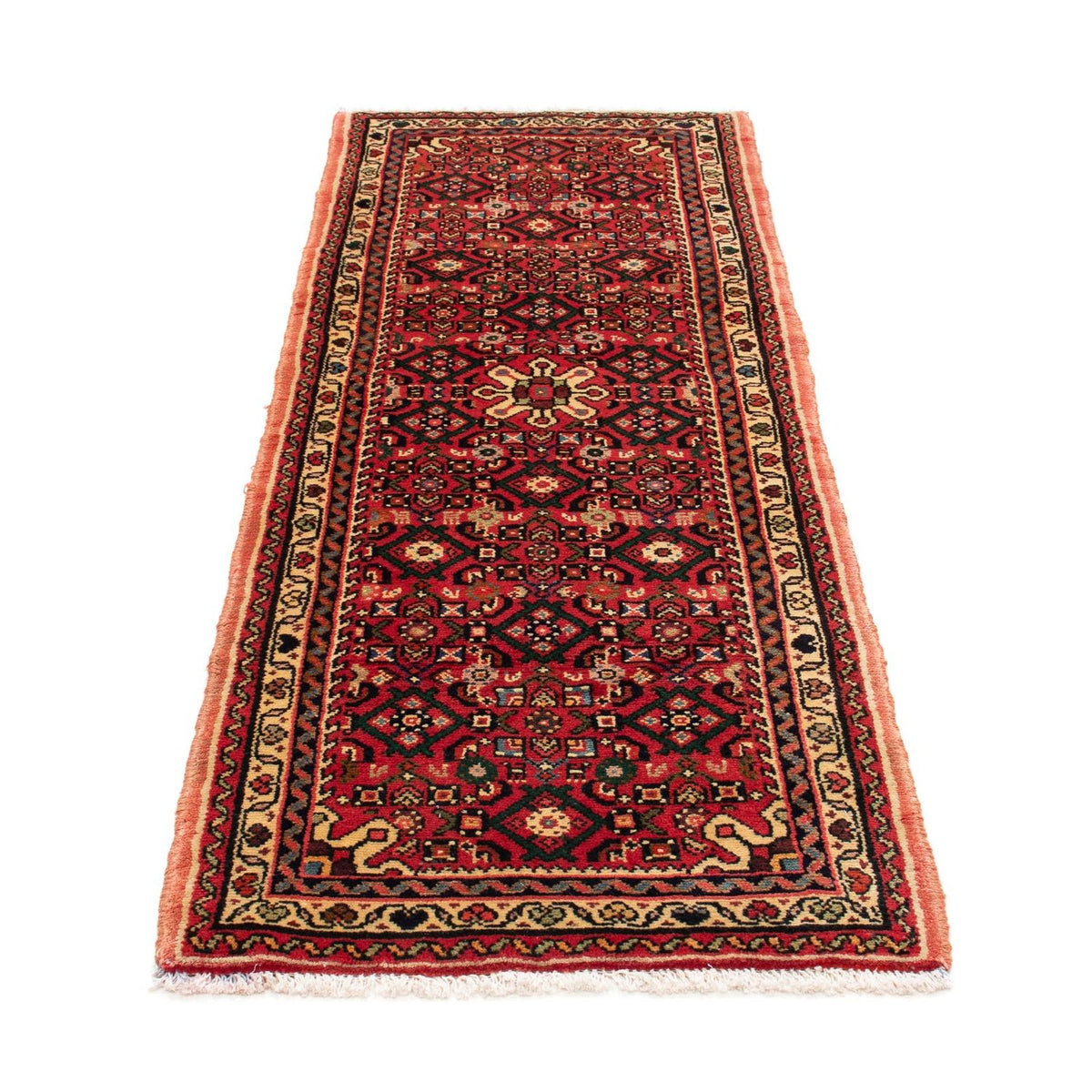 Runner Perser Rug - Nomadic - 205 x 70 cm - dark red