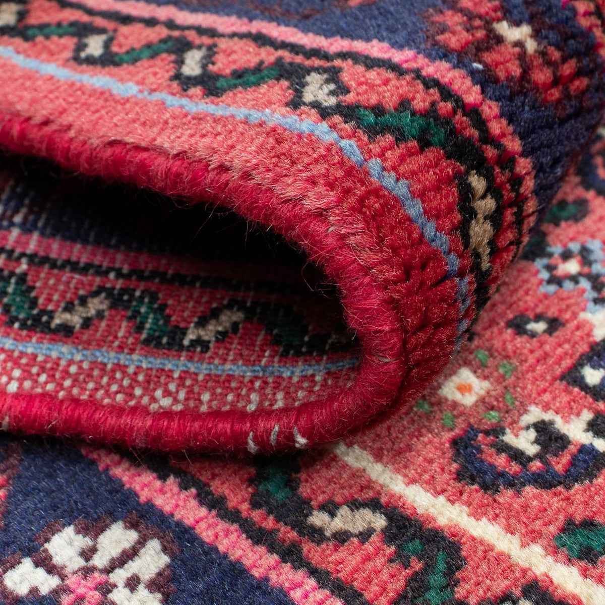 Runner Perser Rug - Nomadic - 205 x 70 cm - dark red