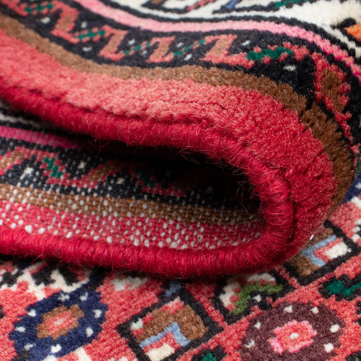 Runner Perser Rug - Nomadic - 205 x 75 cm - dark red