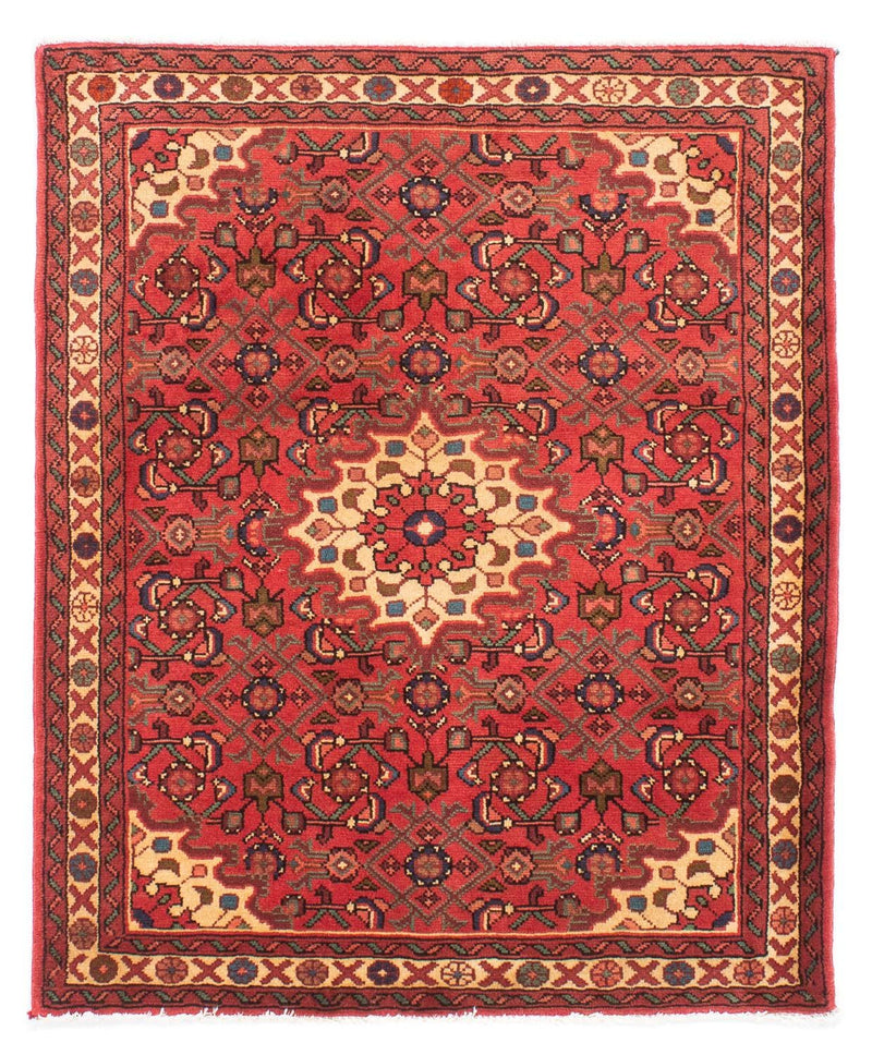 Perser Rug - Nomadic - 135 x 110 cm - light red