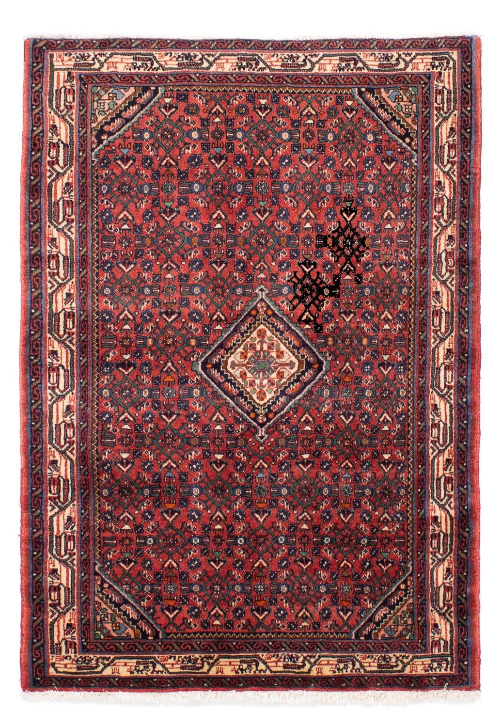 Perser Rug - Nomadic - 142 x 104 cm - dark red