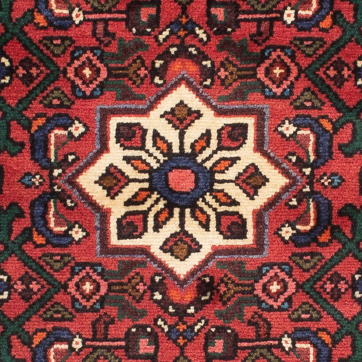 Runner Perser Rug - Nomadic - 203 x 70 cm - dark red