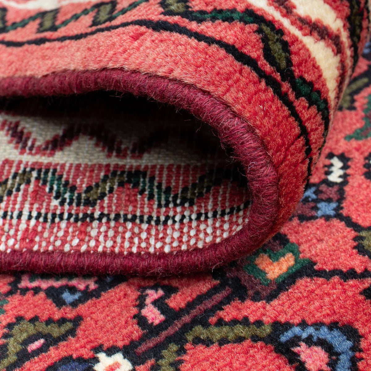 Runner Perser Rug - Nomadic - 193 x 70 cm - dark red