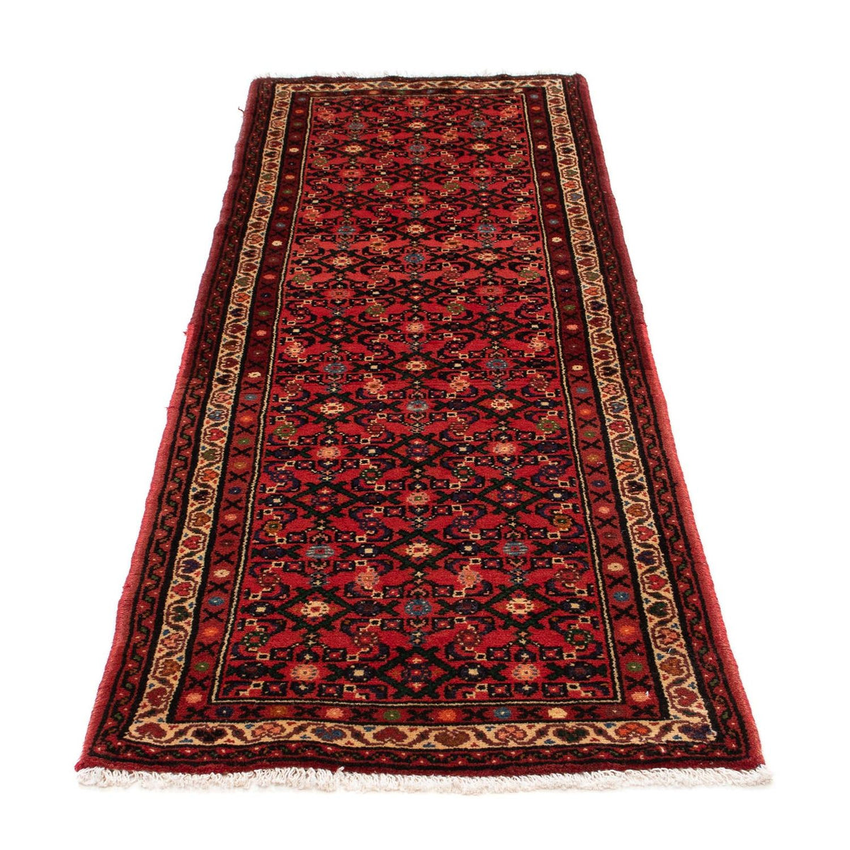 Runner Perser Rug - Nomadic - 205 x 70 cm - dark red