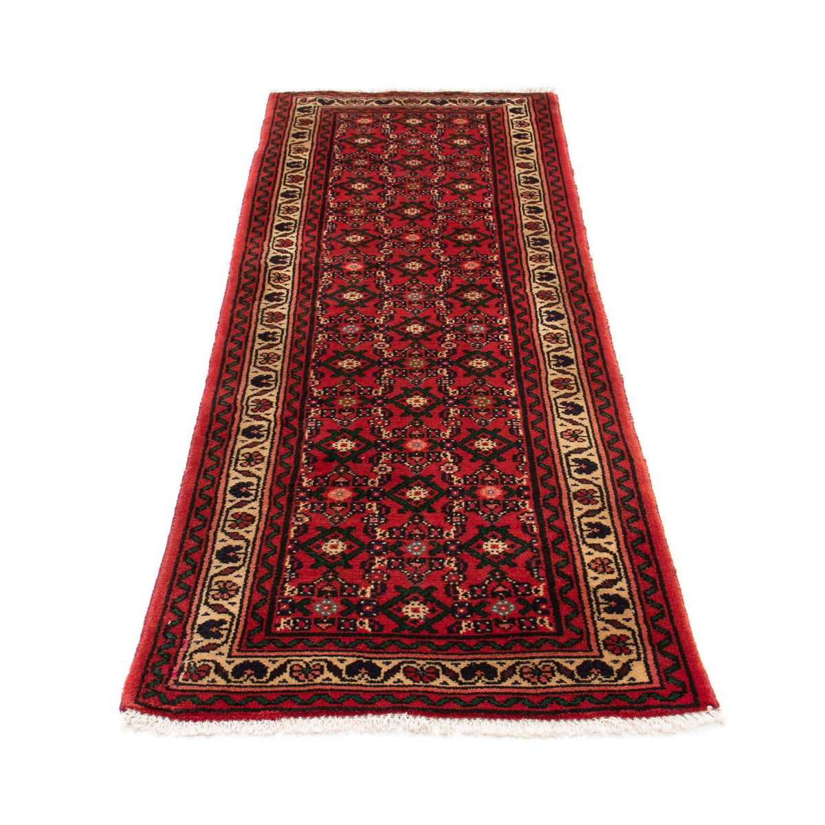 Runner Perser Rug - Nomadic - 196 x 70 cm - dark red