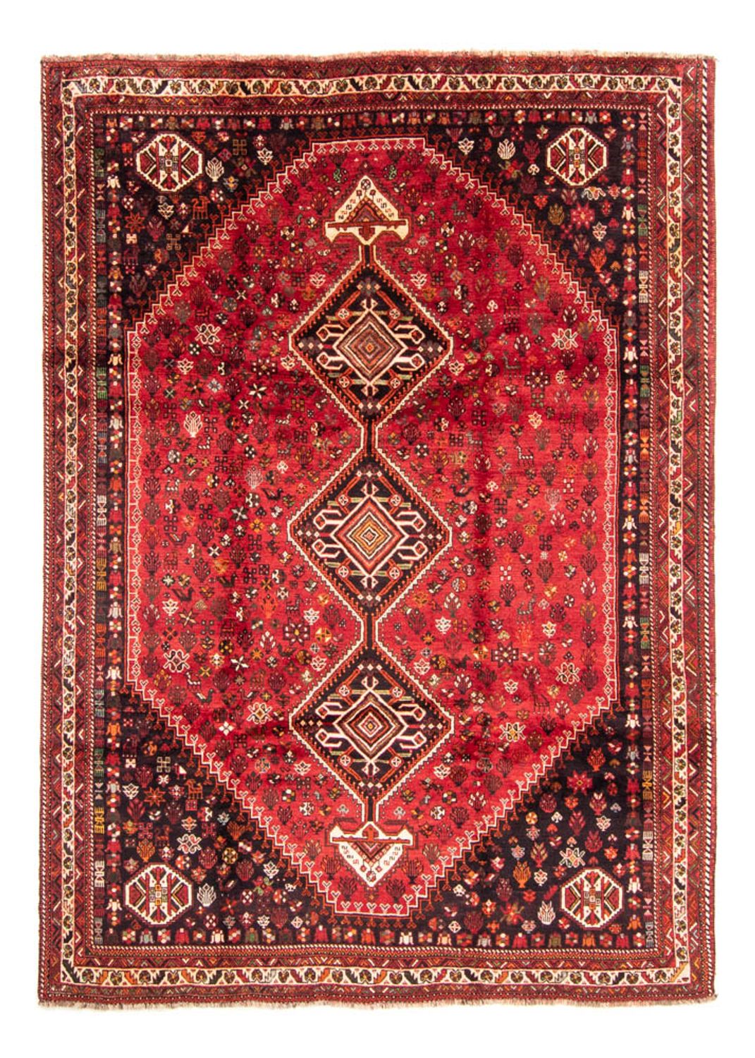 Perser Rug - Nomadic - 330 x 240 cm - dark red